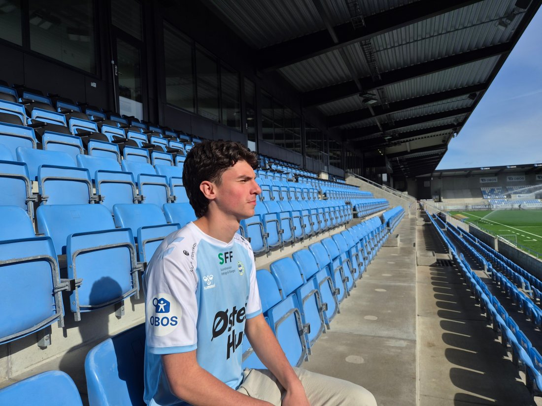 Fremtiden ser lys ut for den unge midtstopperen.
