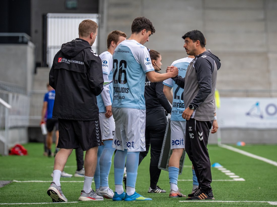 Anestis Tricholidis, Erik Berland og Daniel Arifagic kom alle inn på 1-0 og var viktige bidragsytere i seieren som endte 2-0. (Foto: Nanco Hoogstad)