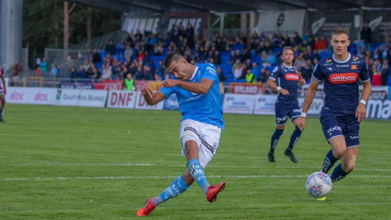 Kapidzic har vist seg som svært viktig for laget etter at han kom i sommer. Foto: Rune Eikeland, RM Foto.