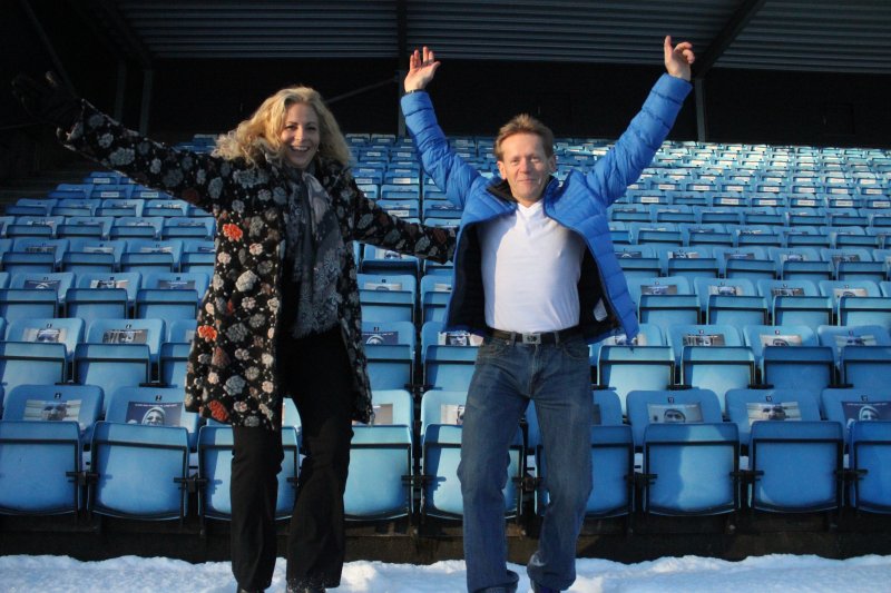 Sandnes Ulf-sponsorene RMB Malerservice og Seal Weld Pro tok aktivt i bruk nettverket.