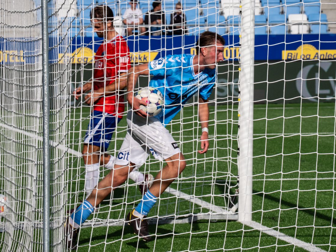 Ali Memed scoret sitt første mål i OBOS-ligaen når lagene møttes i slutten av juli. Kongsvinger vant den kampen hele 6-1. (Foto: Nanco Hoogstad)