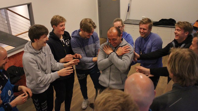 Zajic har nettopp gått over til ny rolle som assistenttrener for denne gjengen. Foto: Morten Wiik Larsen.