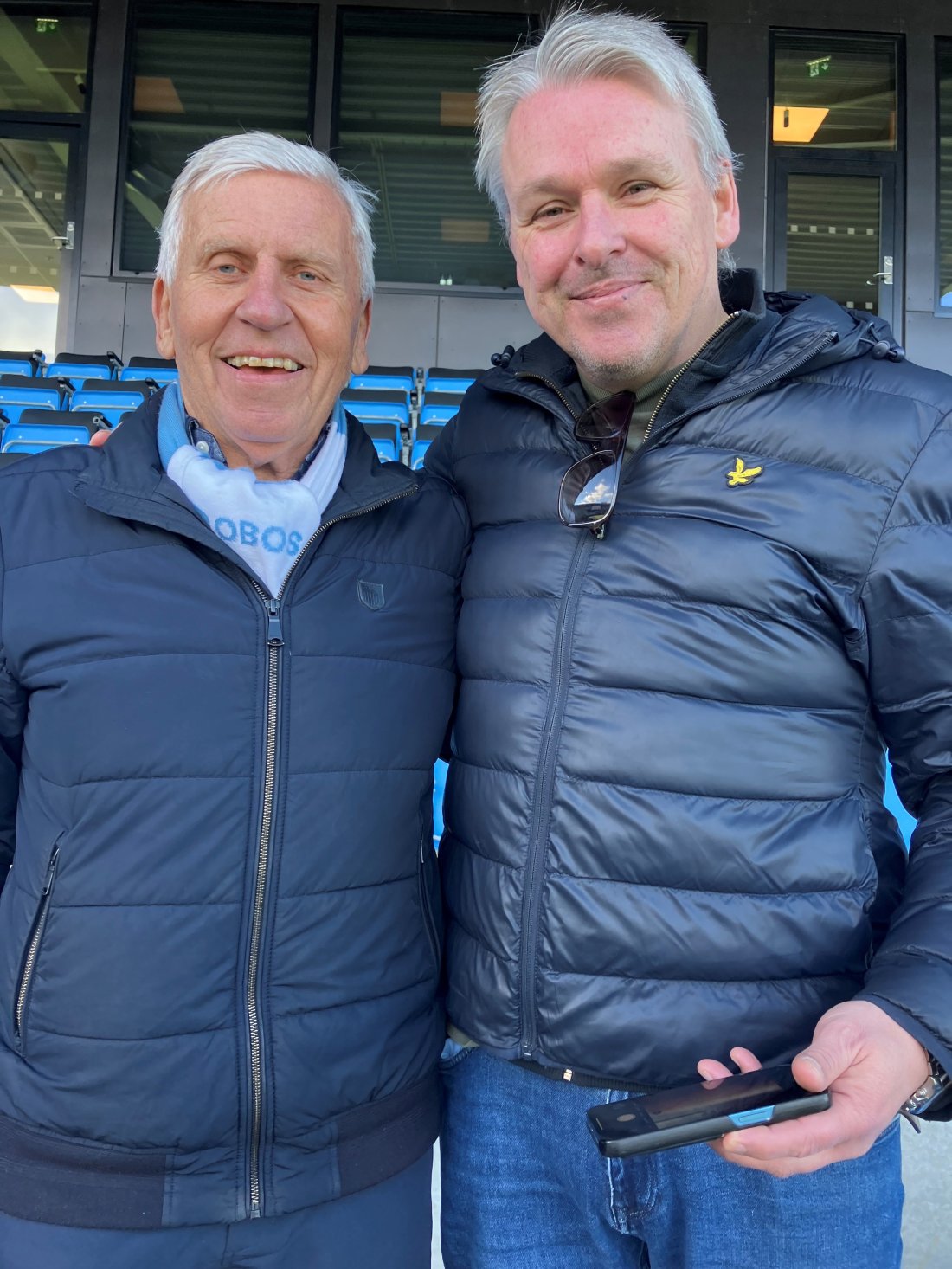 Gunnar Berland sammen med Ole Bjørn Sundgot