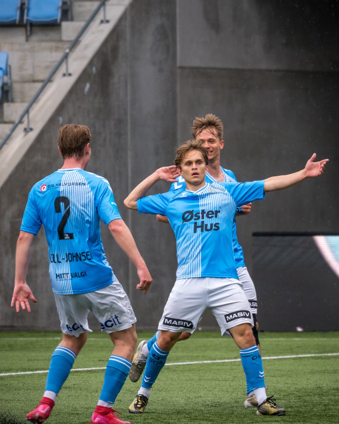 Osenbroch har sørget for mange kjekke stunder på stadion i år - og det blir garantert flere før han drar videre til Aalesund. (Foto: Nanco Hoogstad)