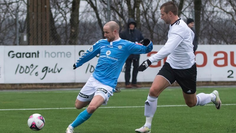Her setter Roy Miljeteig inn 1-1. Foto: Rune Eikeland, RM Foto.