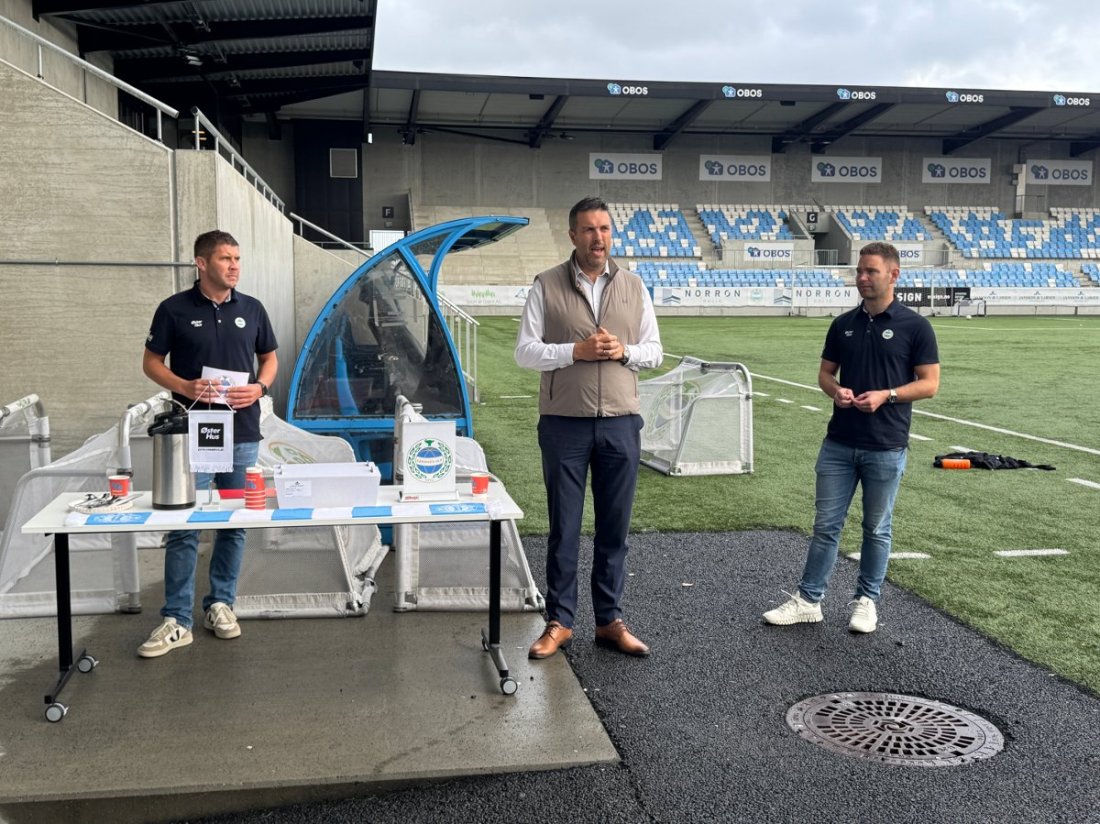 Klubben inviterte torsdag til pressekonferanse for å presentere den store nyheten. (Foto: Roy Skjæveland, Sandnesposten)