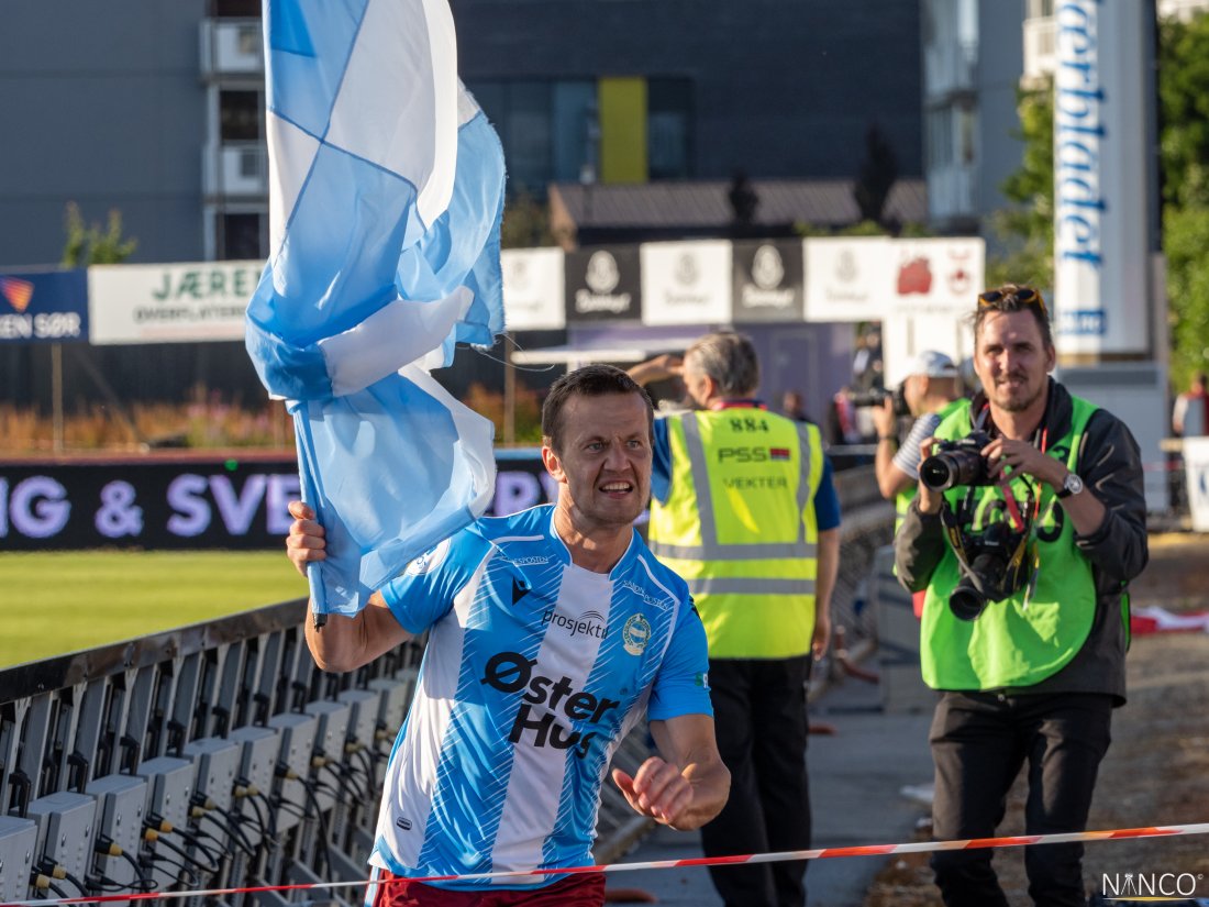 Stålinho feirer en av mange seirer mot Bryne. (Foto: Nanco Hoogstad)