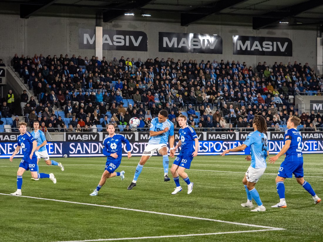 Bilde fra semifinalen i cupen mot Molde 2024. (Foto: Nanco Hoogstad)